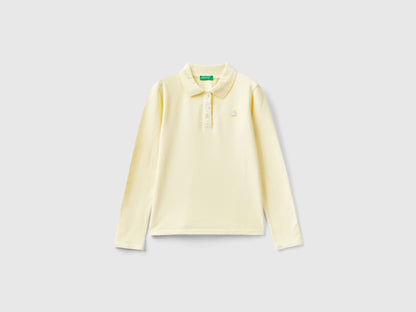 Long Sleeve Polo In Organic Cotton