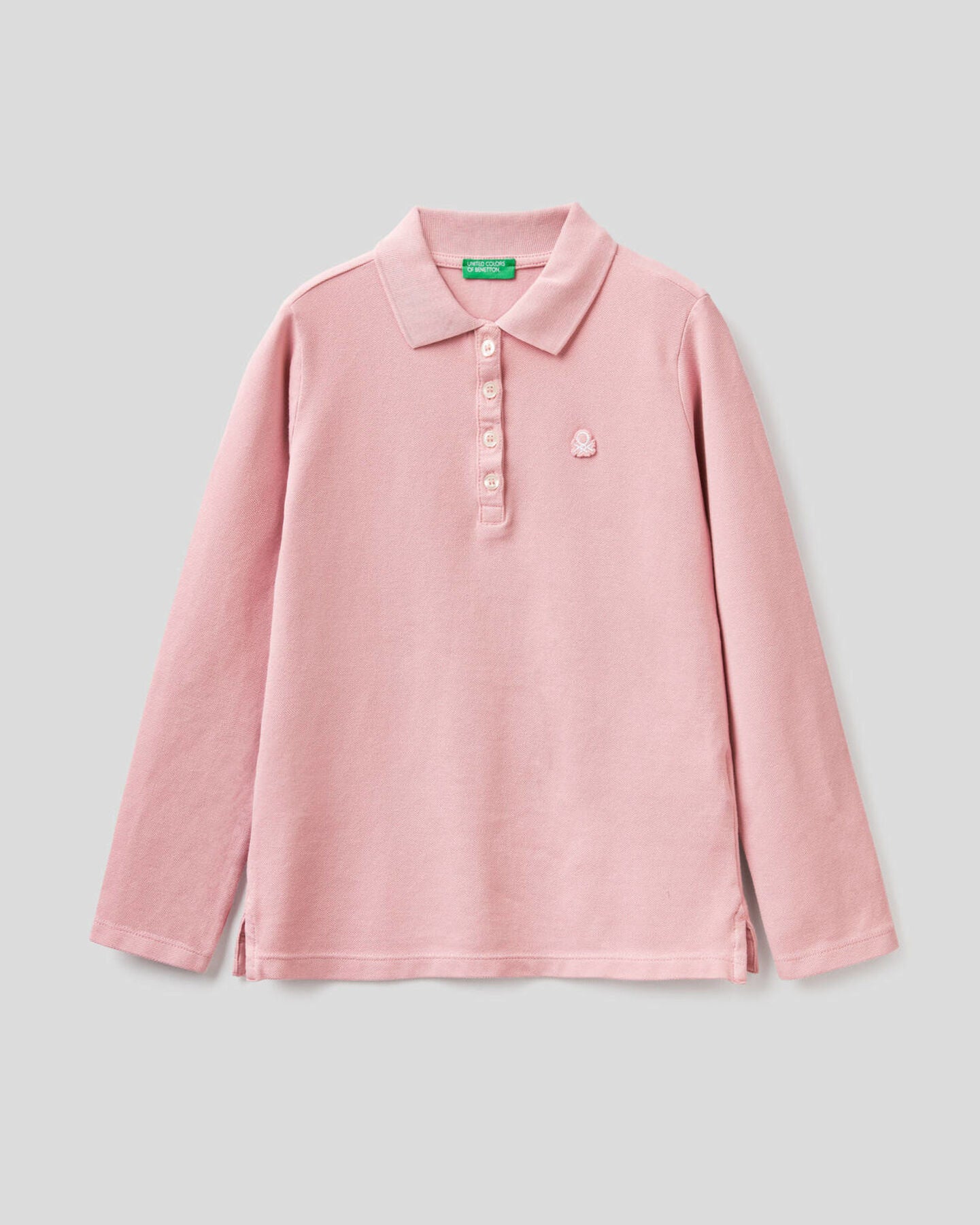 Pink Polo Shirt L/S