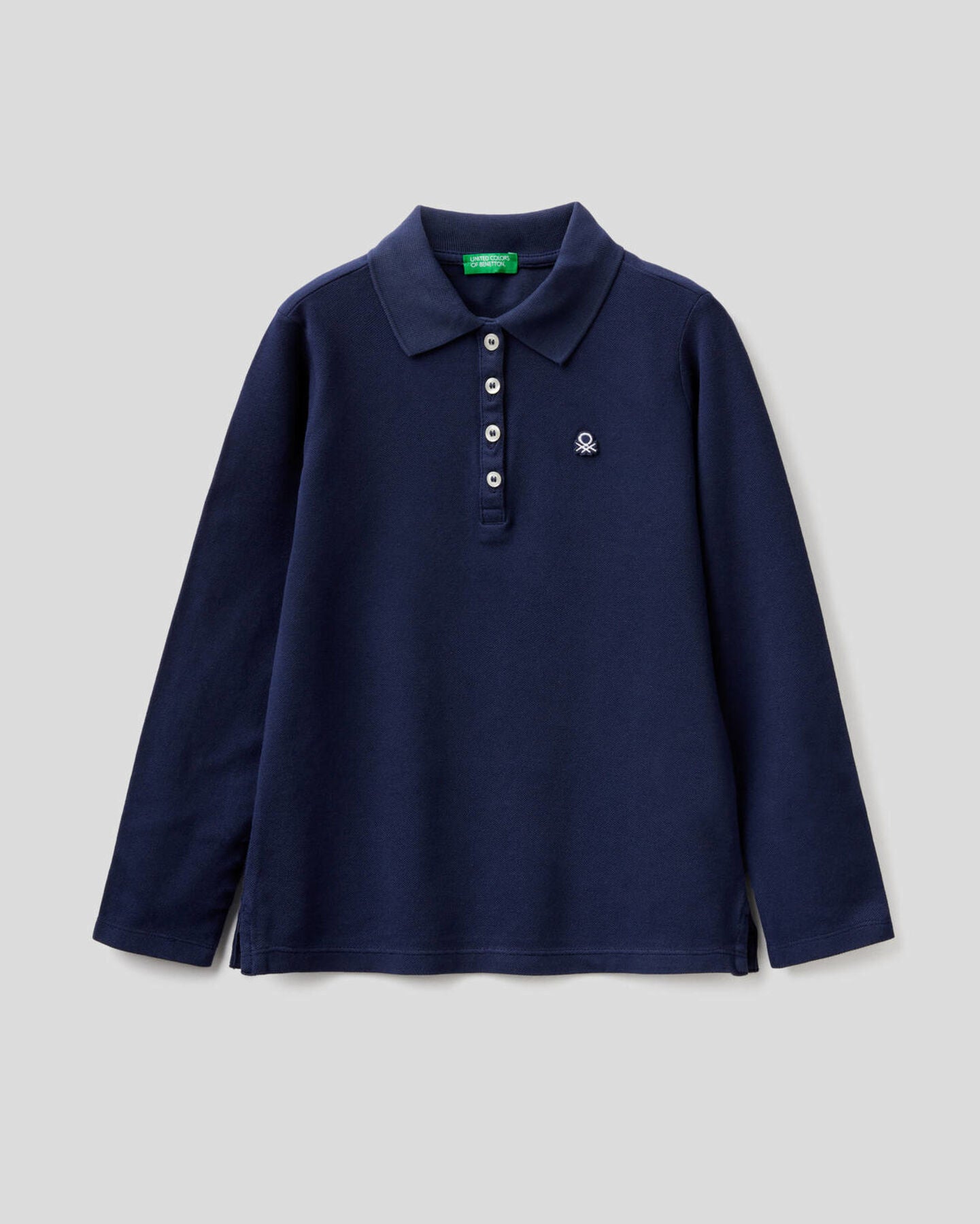 Dark Blue Polo Shirt L/S