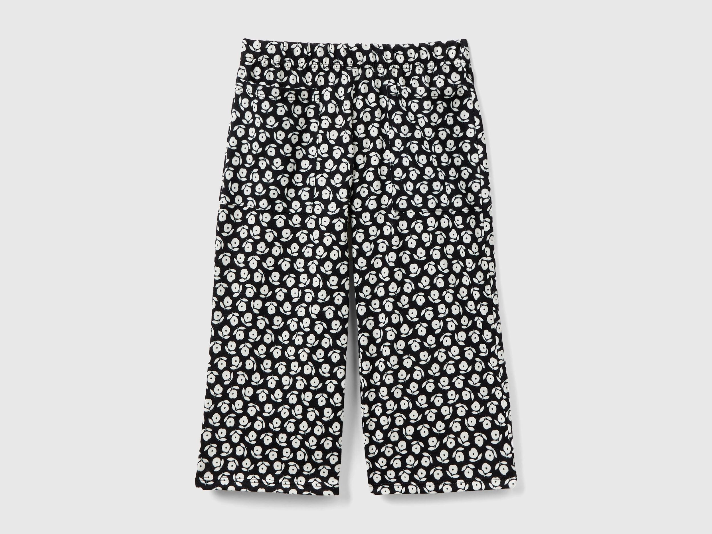 Floral Pyjamas In Warm Cotton - BEVAVA