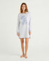 Light Grey Nightshirt With Smurfs Print Benetton
