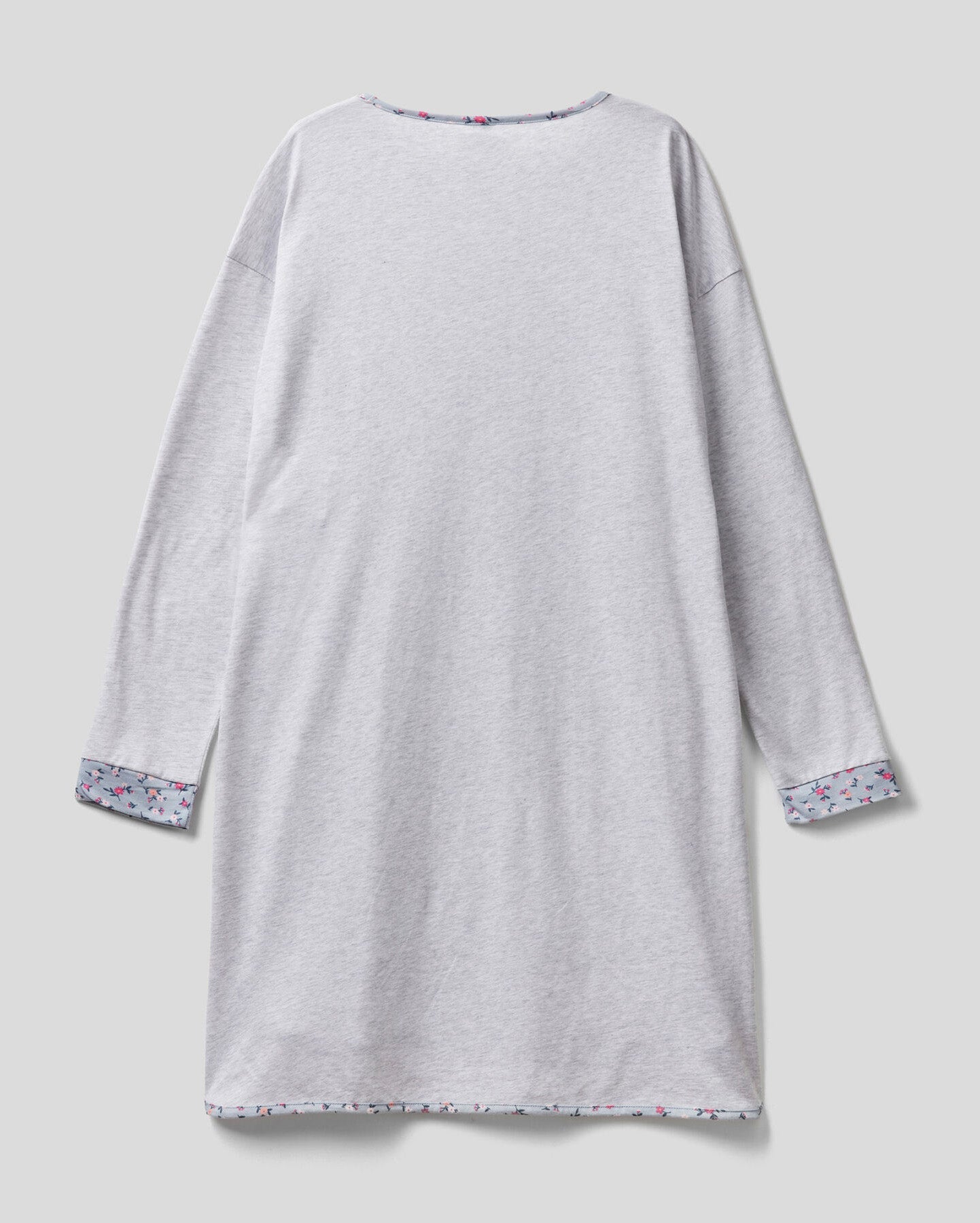 Light Grey Nightshirt With Smurfs Print Benetton