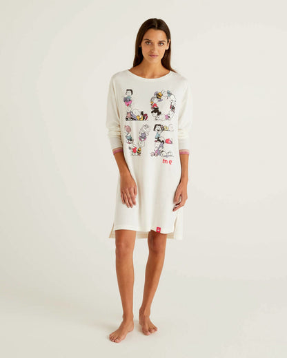 White Night Dress Benetton