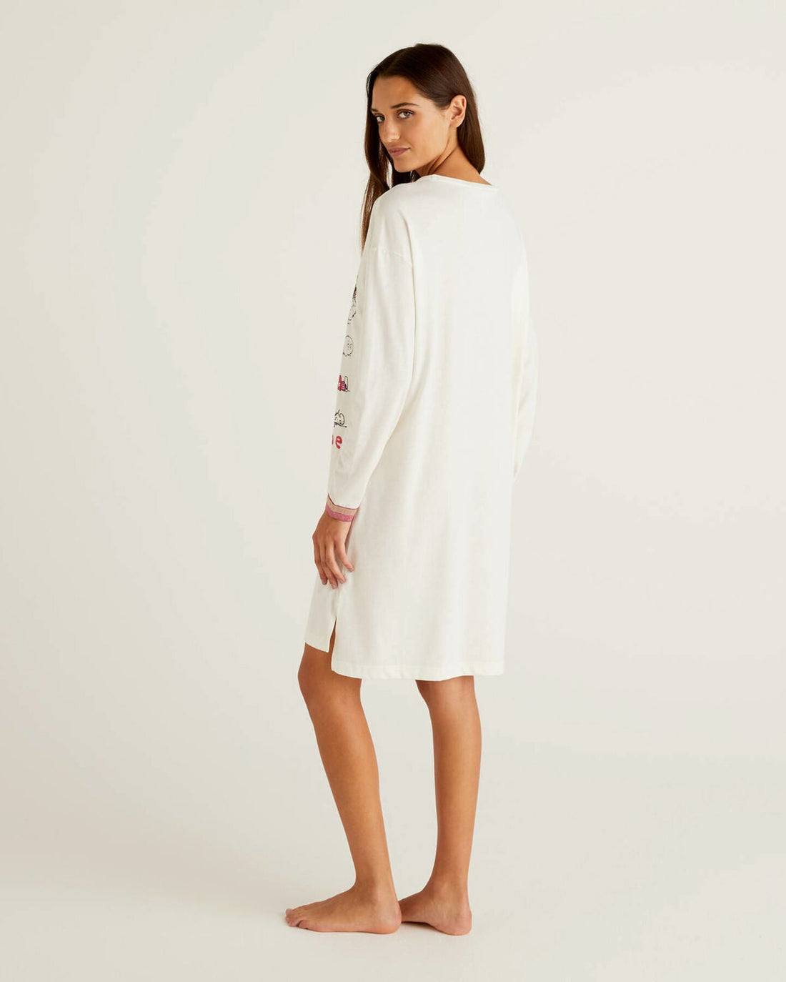 White Night Dress Benetton