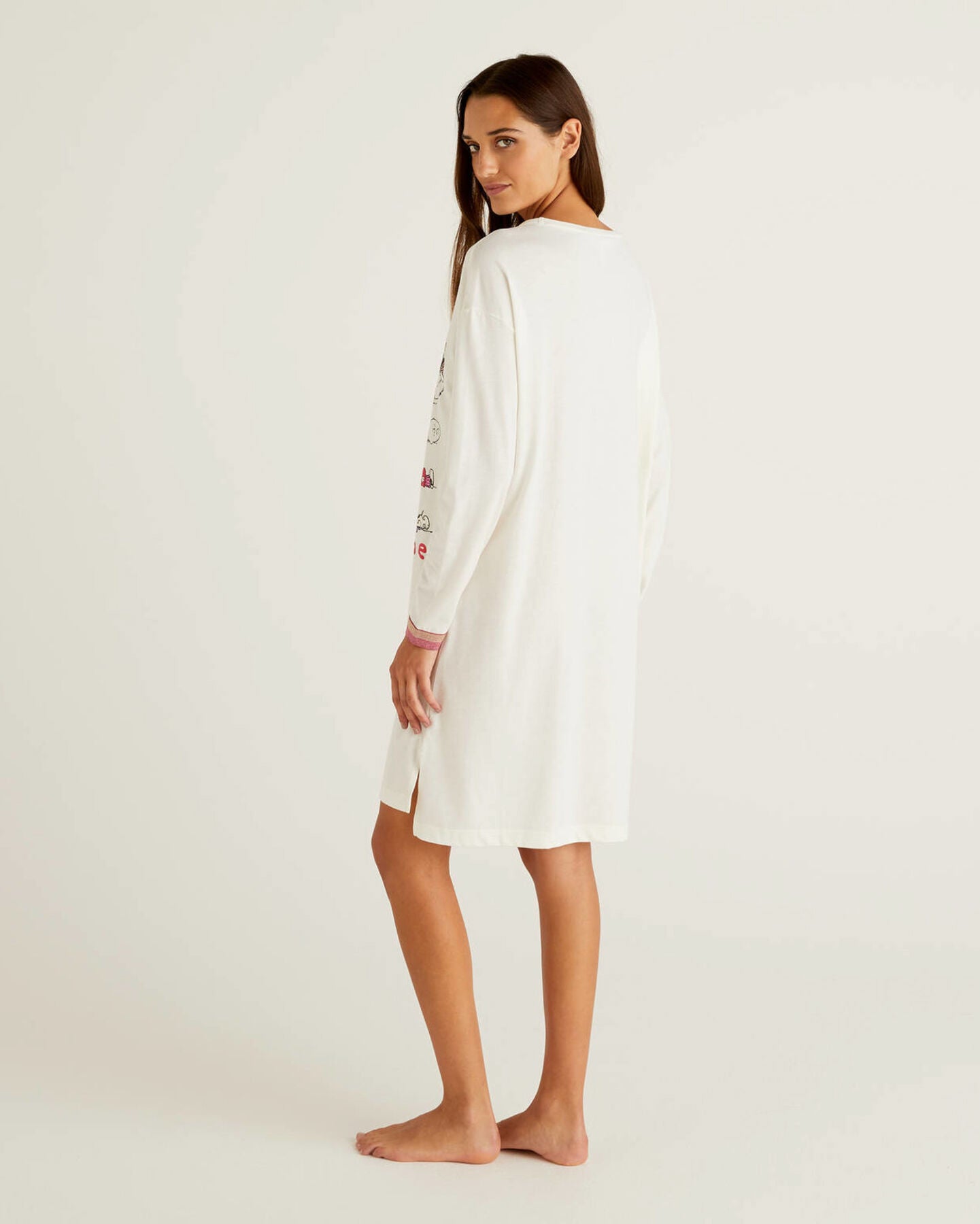 White Night Dress Benetton