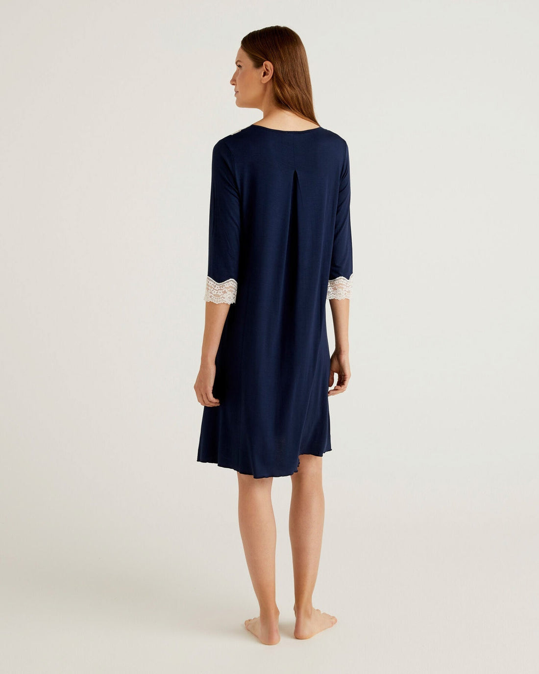 Dark Blue Dress Benetton