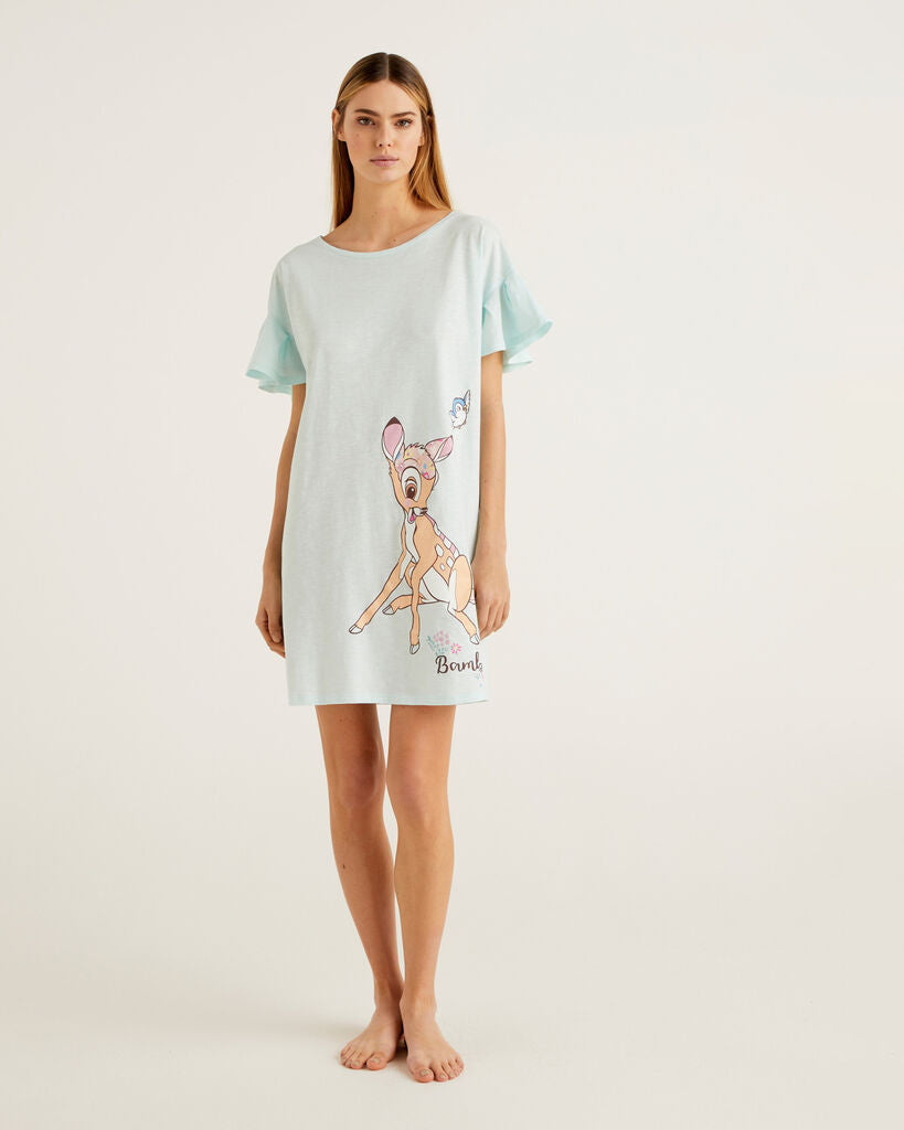 Light Blue Night Dress Benetton