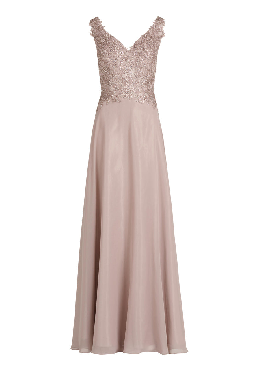 Pink Dress Long Without Sleeve Vera Mont