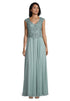 Middle Grey Dress Long Without Sleeve Vera Mont