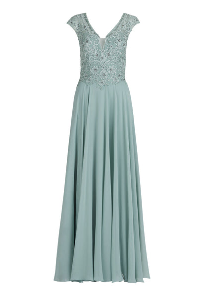 Middle Grey Dress Long Without Sleeve Vera Mont