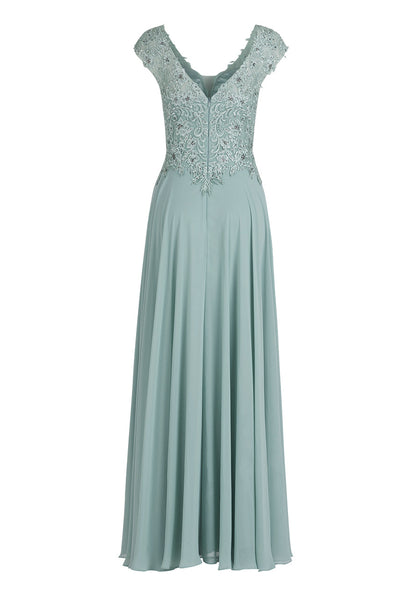 Middle Grey Dress Long Without Sleeve Vera Mont
