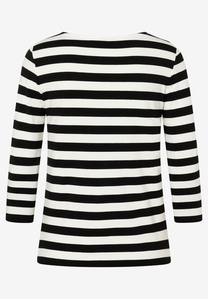 Black/Ecru Striped Shirt_41010007_2041_03