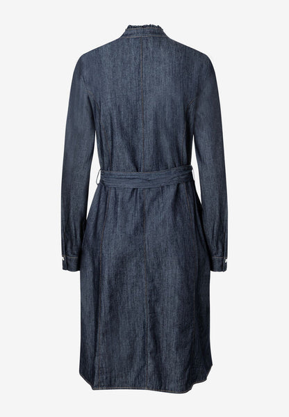 Dark Blue Denim Feminine Denim Dress_41023050_0963_02