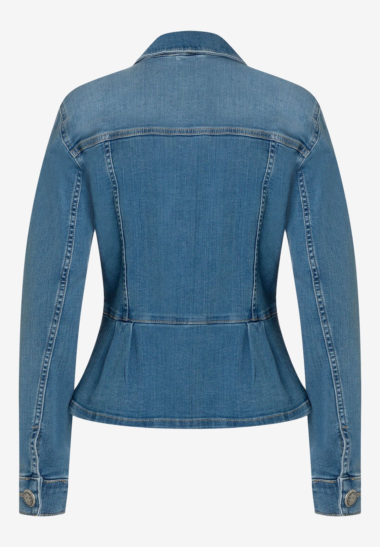 Denim Jacket With Peplum_41026250_0962_06