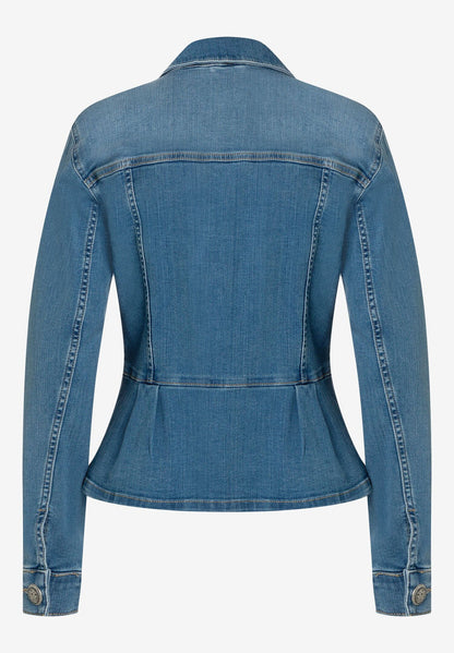 Denim Jacket With Peplum_41026250_0962_06