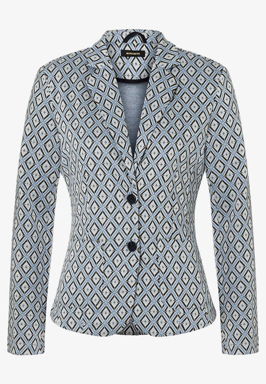 Jersey Blazer With Jacquard Pattern_41816574_3375_03