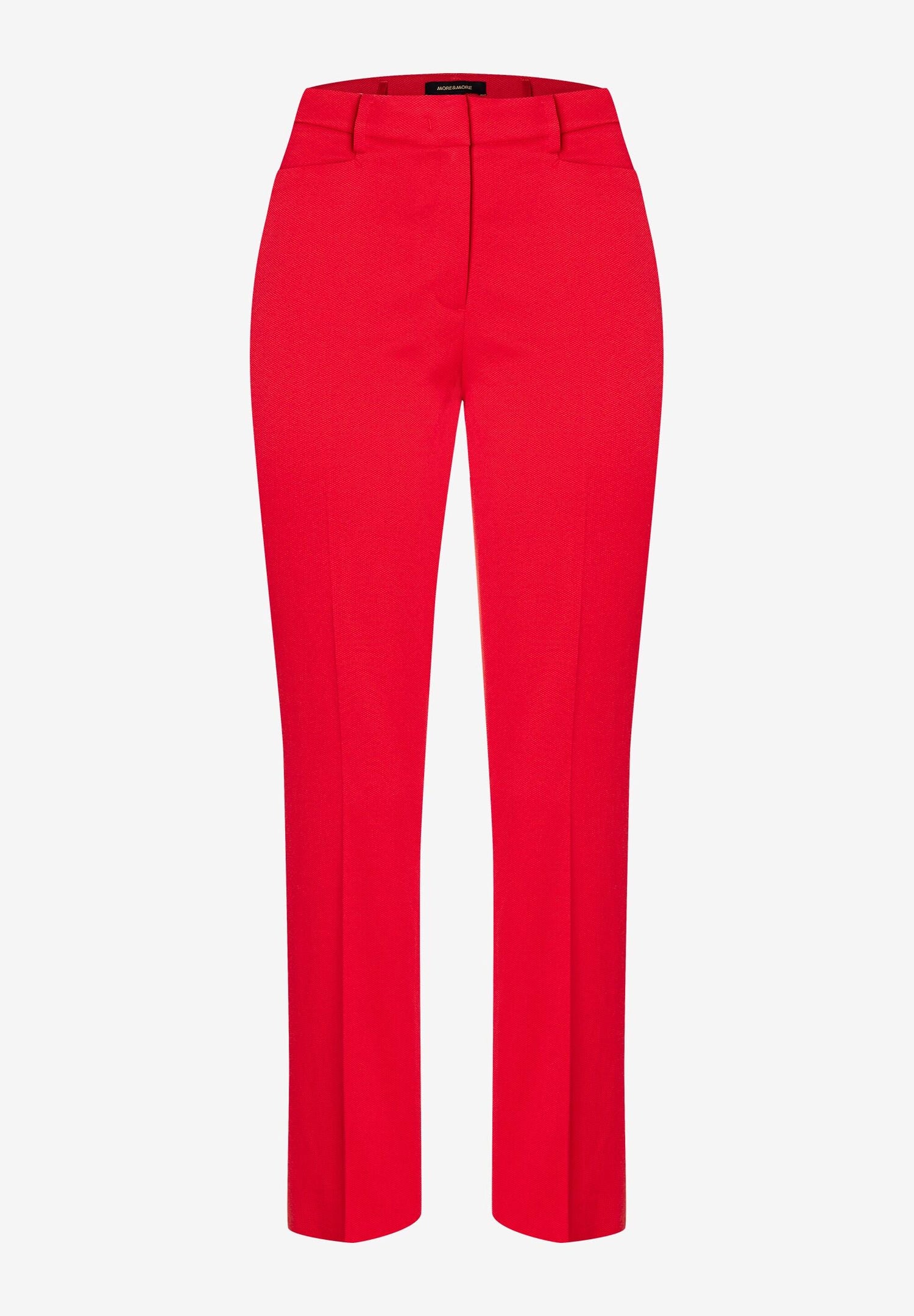 Red Suit Trousers With A Fine Structure_41824568_0537_03