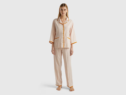 Monogram Pyjamas In Sustainable Viscose_41HH3P00E_61Q_01