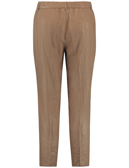 7/8-Length Trousers With A Gold Shimmer_420007-21301_7390_03