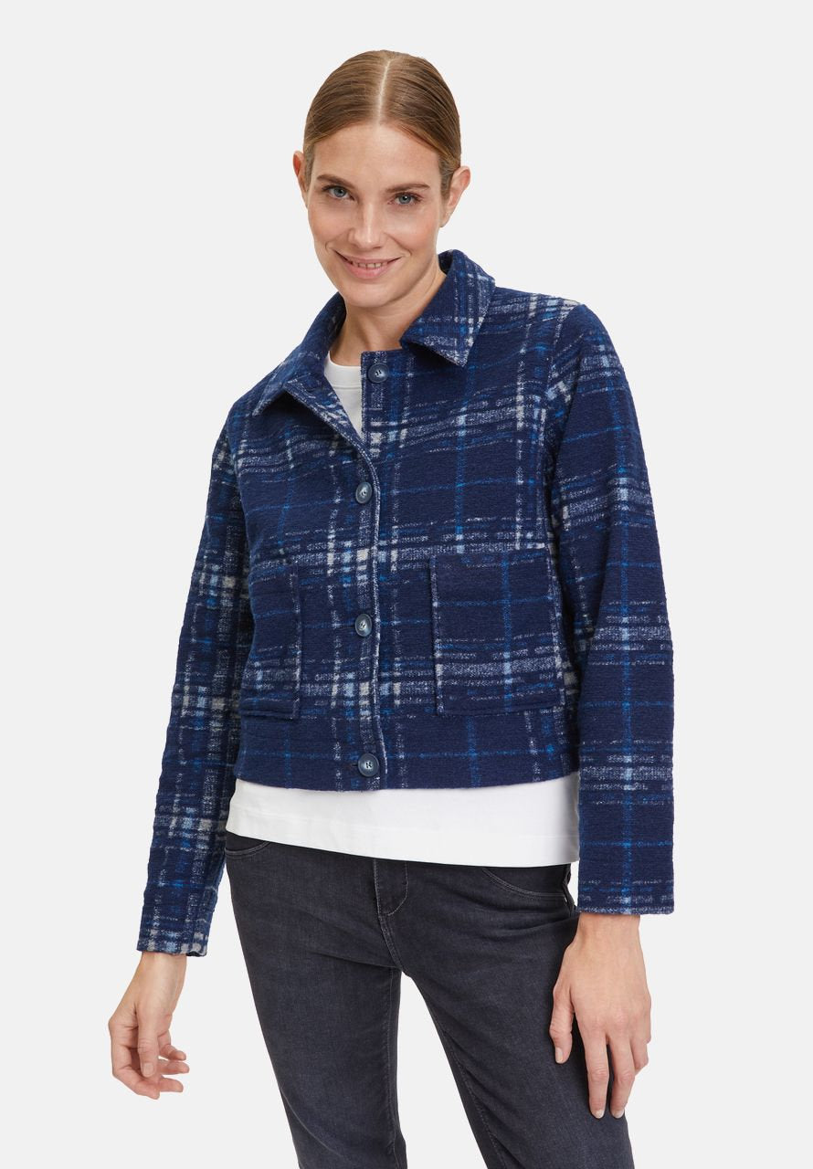 Shirt Jacket With Checkered Print_4202-3195_8896_03