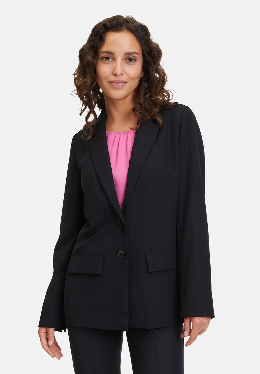 Long Blazer With Lapel Collar_4268-2102_9045_01