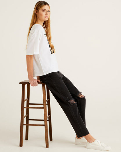 Black Trousers Benetton