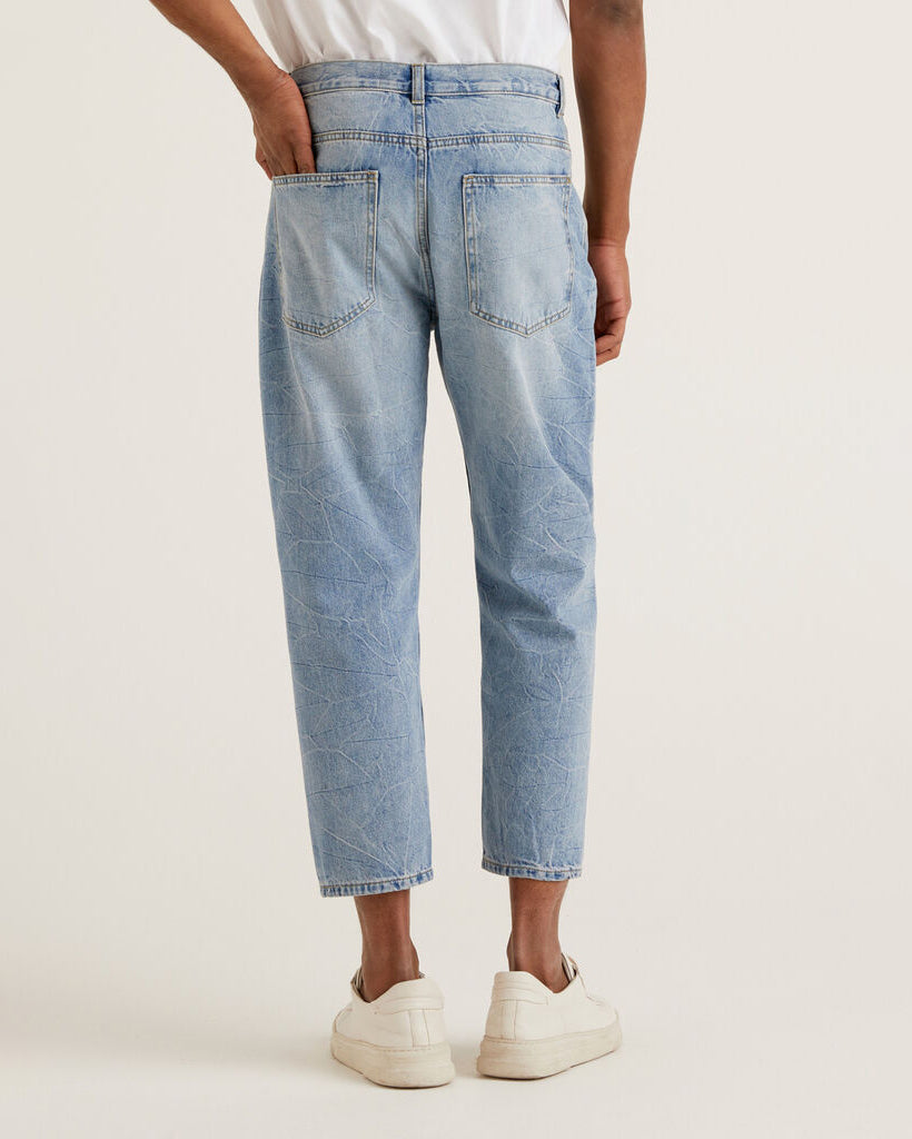 Light Blue Trousers Benetton
