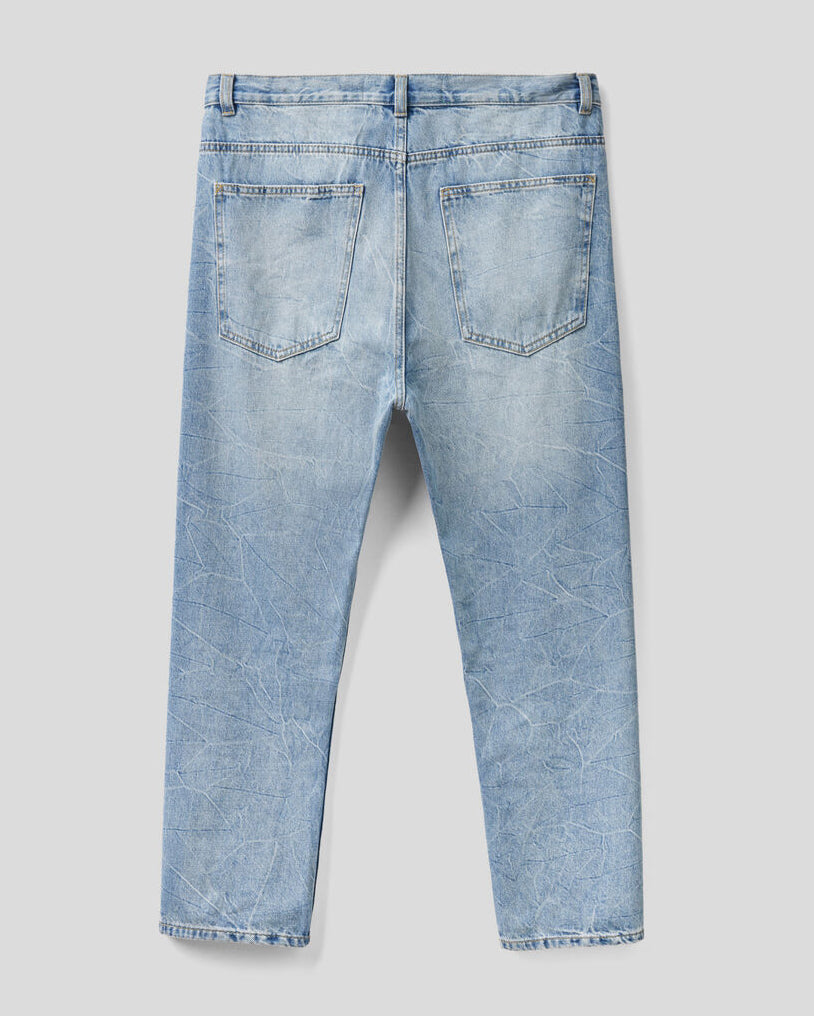 Light Blue Trousers Benetton