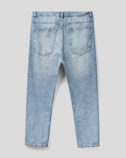 Light Blue Trousers Benetton