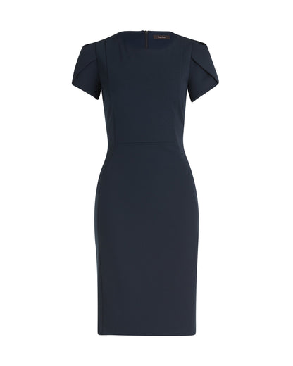 Dark Blue Dress Short 1/2 Sleeve Vera Mont