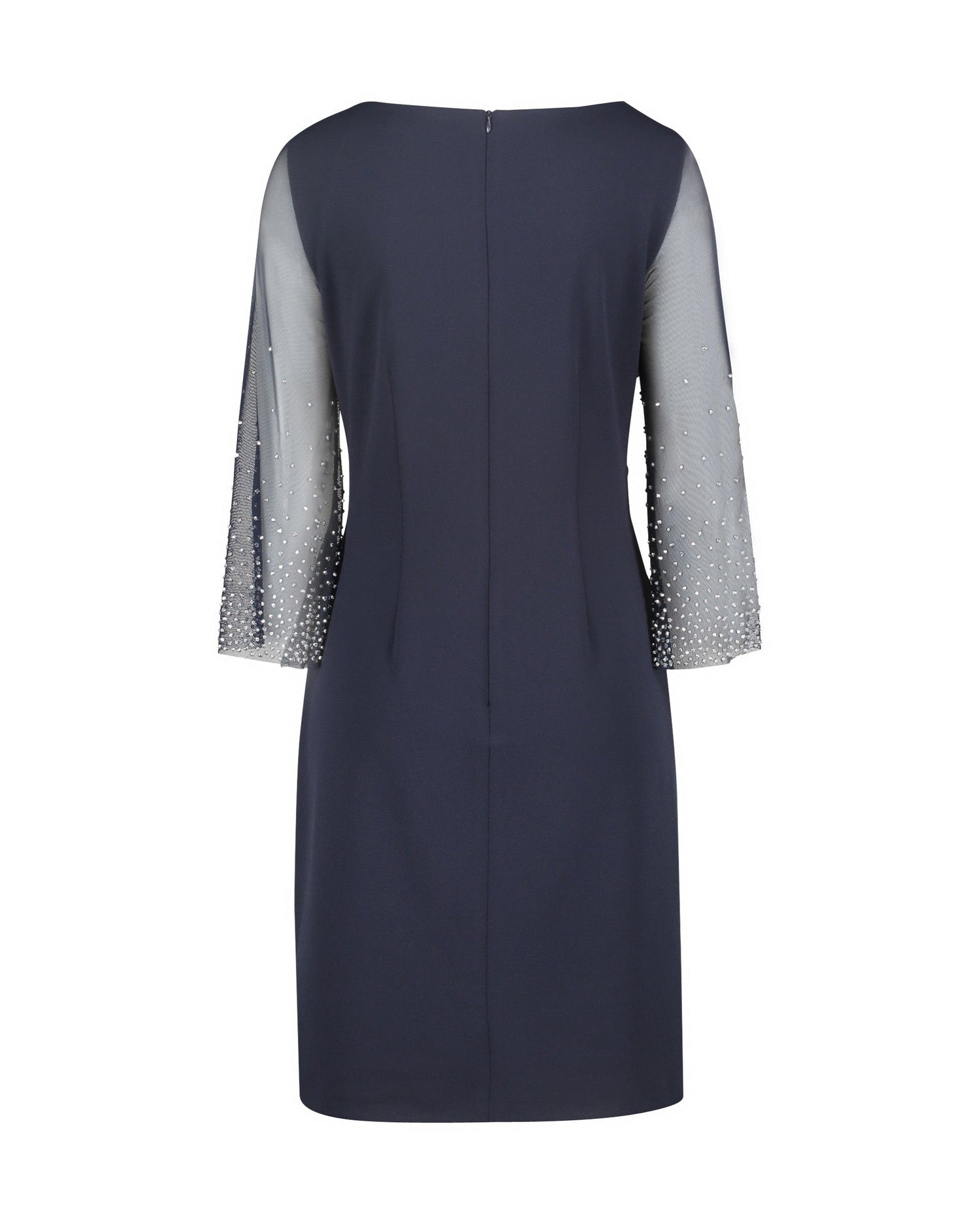 Dark Blue Dress Short 3/4 Sleeve Vera Mont