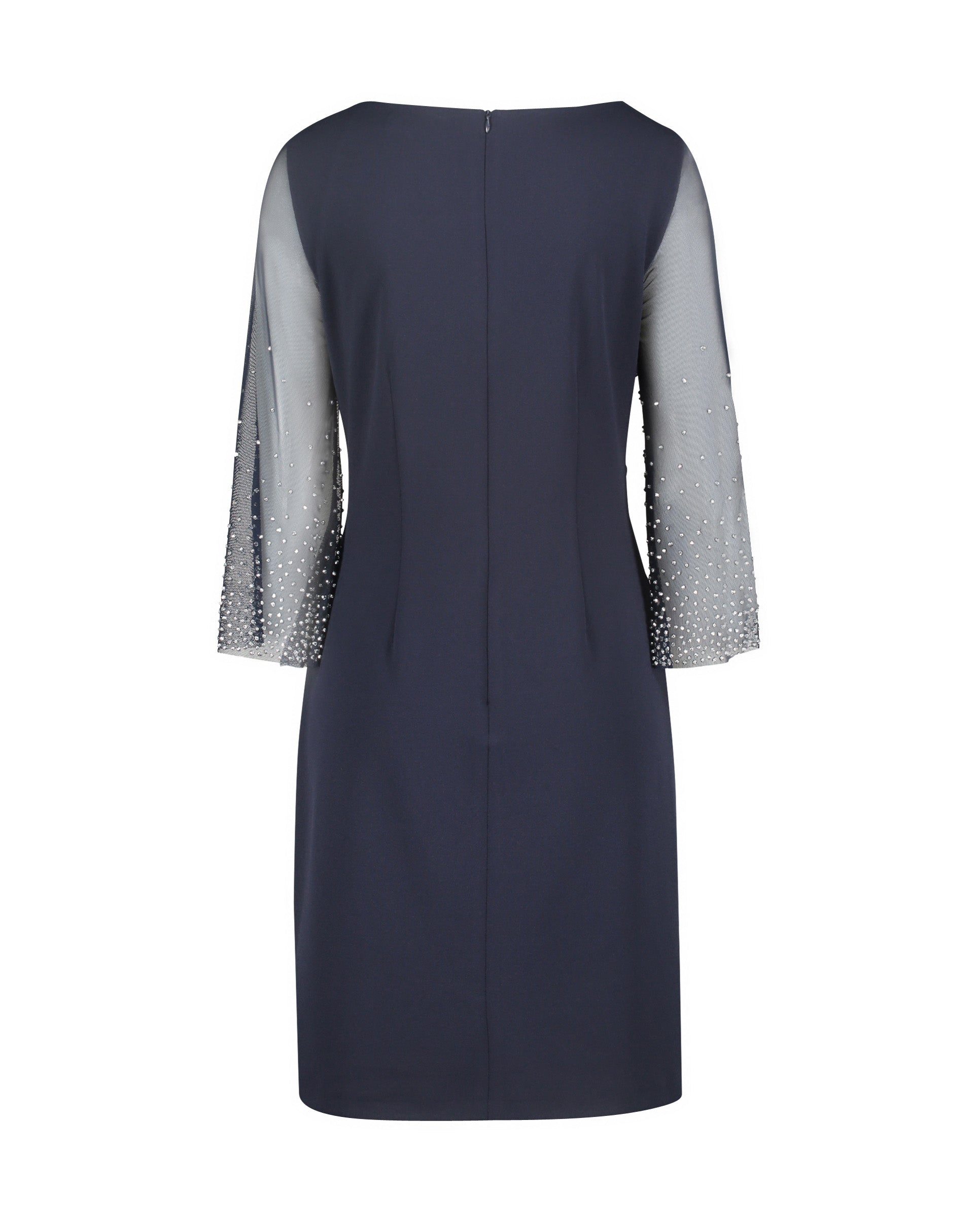 Dark Blue Dress Short 3/4 Sleeve Vera Mont