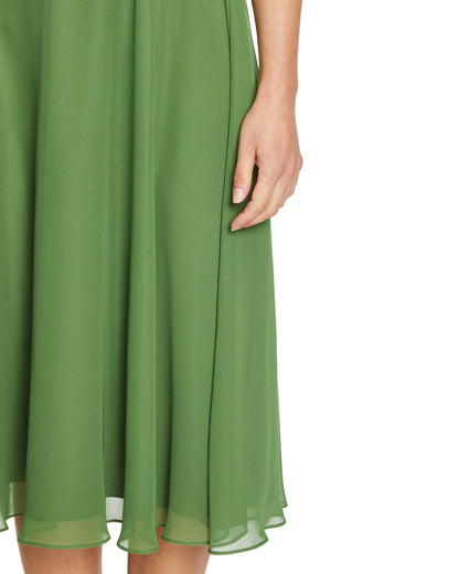 Green Dress Short Without Sleeve Vera Mont
