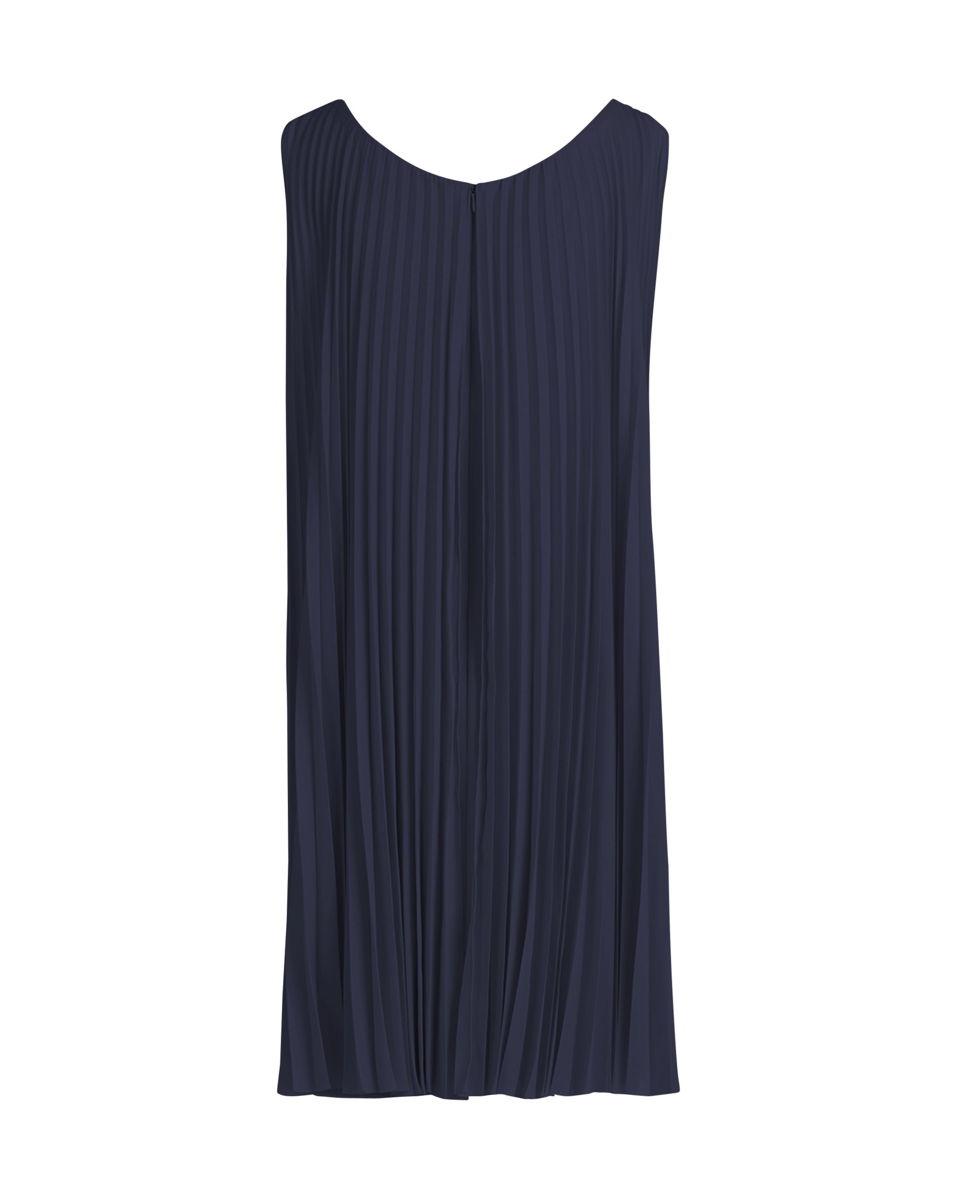 Dark Blue Dress Short Without Sleeve Vera Mont
