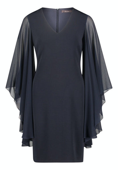 Dark Blue Dress Short 1/1 Sleeve Vera Mont