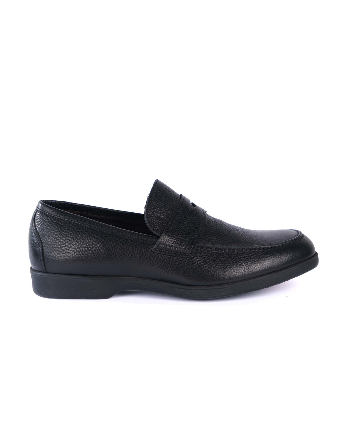 Black Loafer Shoes - BEVAVA