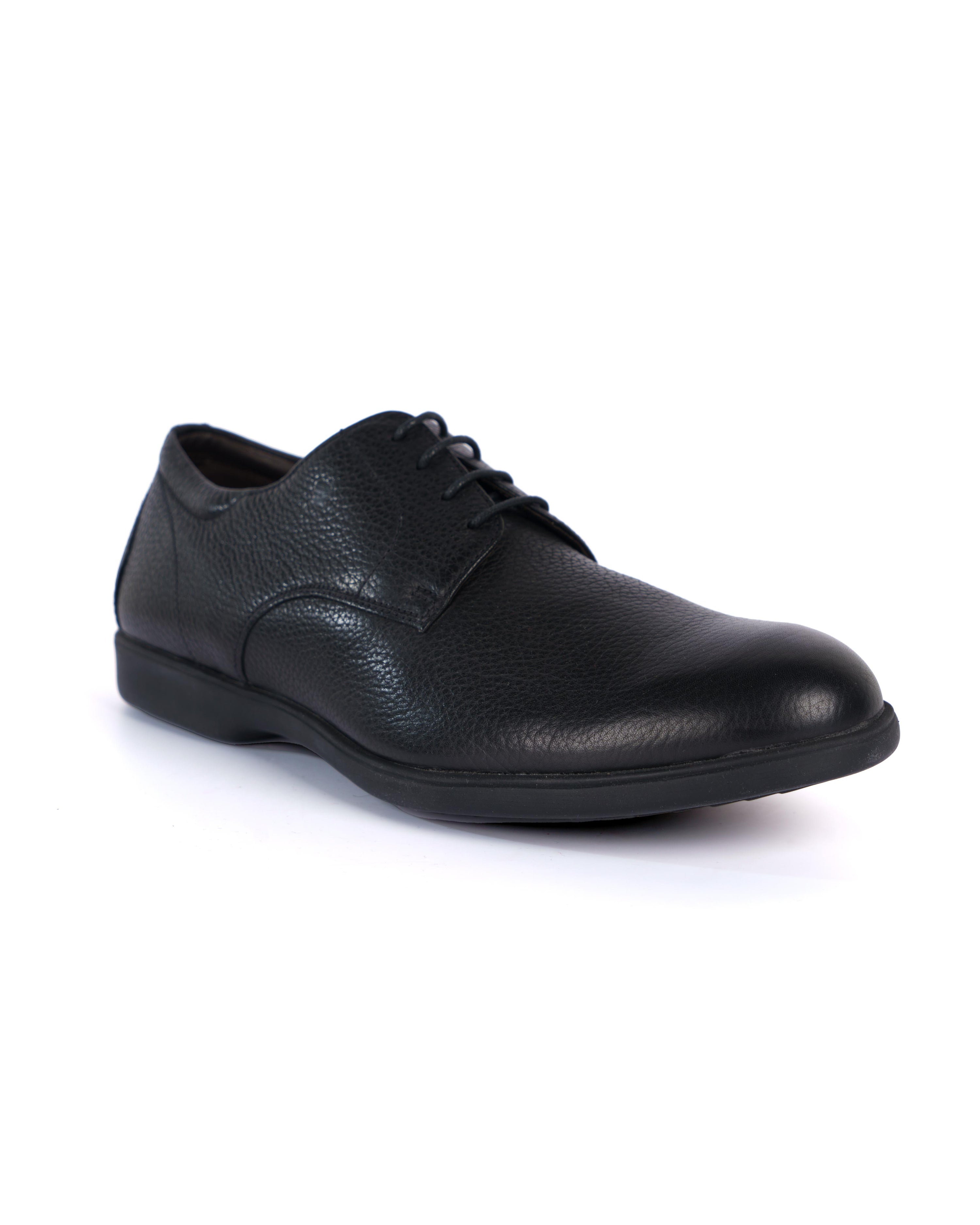 Black Derby Shoes - BEVAVA