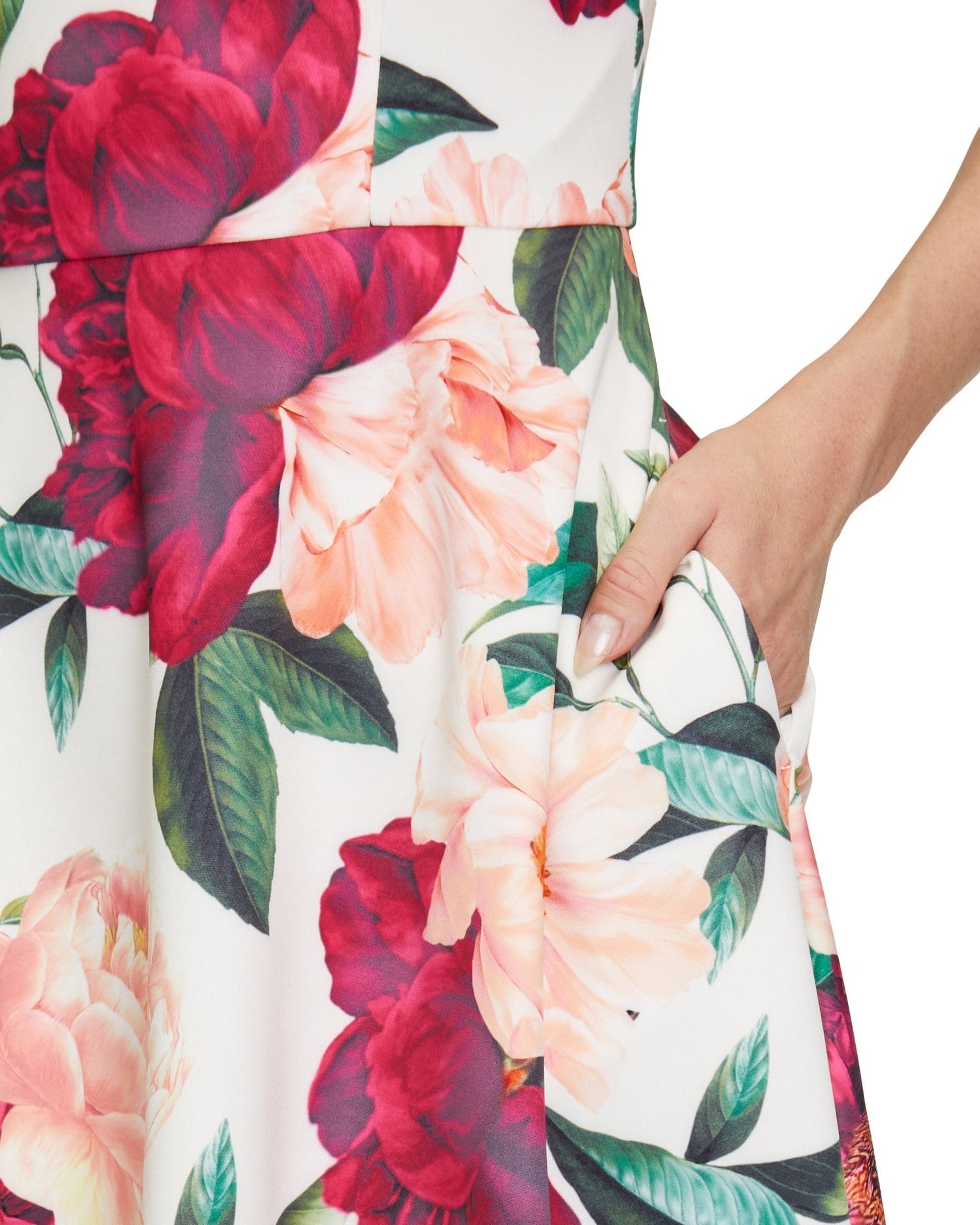 White Dress Short Without Sleeve Vera Mont