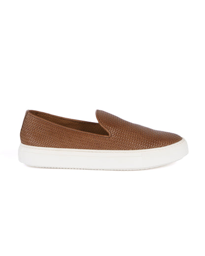 Brown Slip On Shoes