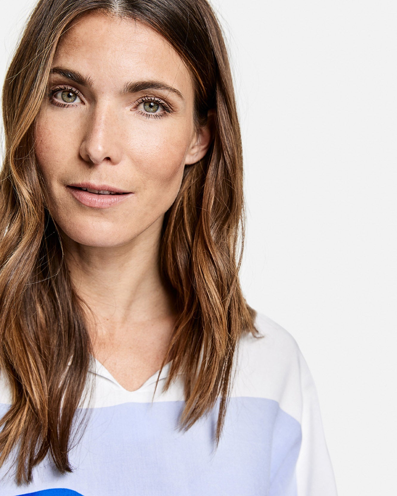 Middle Blue T-Shirt Short-Sleeve Roundneck Gerry Weber