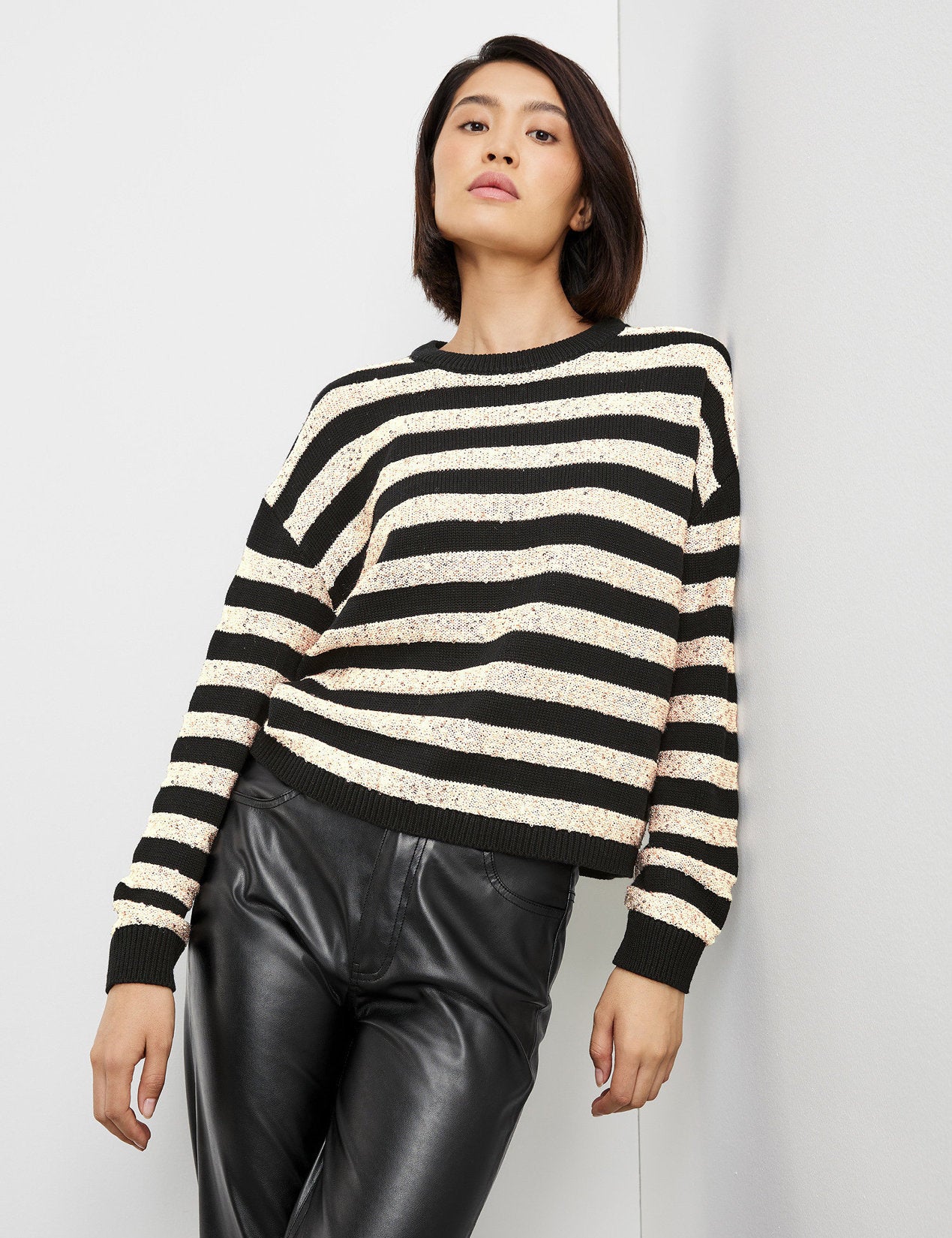 Striped Jumper With Sequin Embellishment_472414-15314_1103_01
