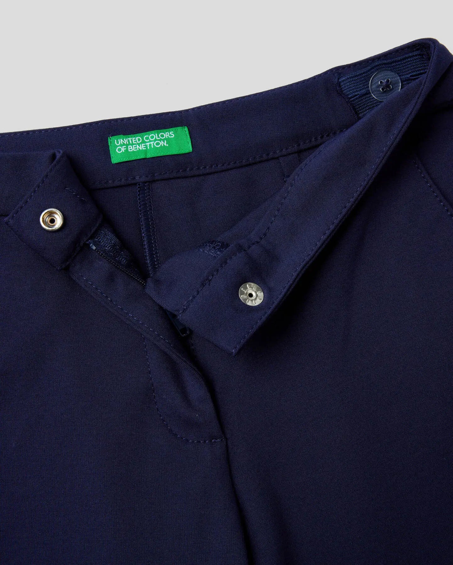 Dark Blue Palazzo Trousers In Viscose Blend - BEVAVA
