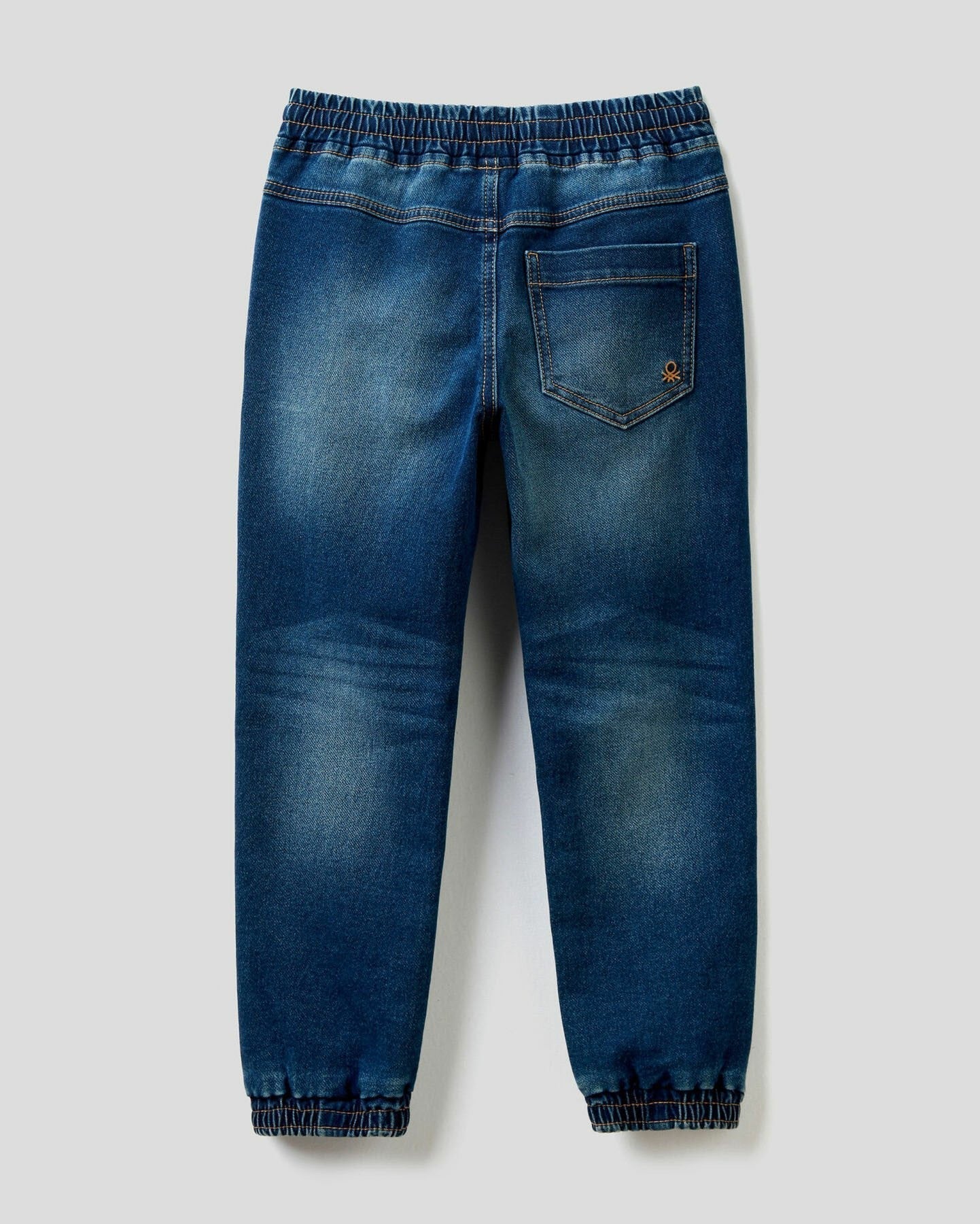 Dark Blue Joggers In Stretch Cotton Benetton
