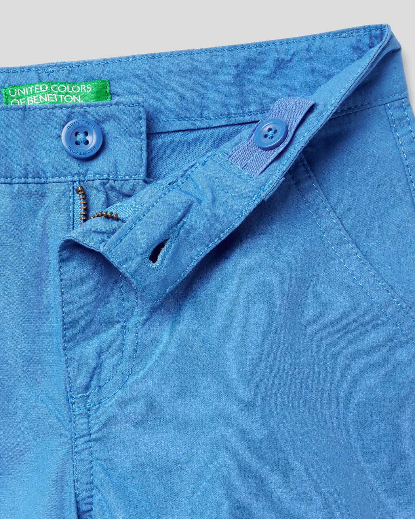 Middle Blue Bermuda Benetton