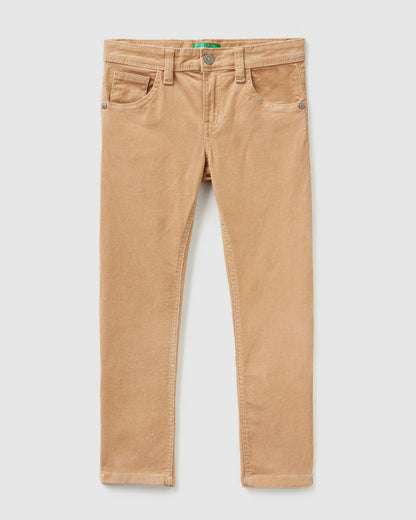 Beige Trousers Benetton