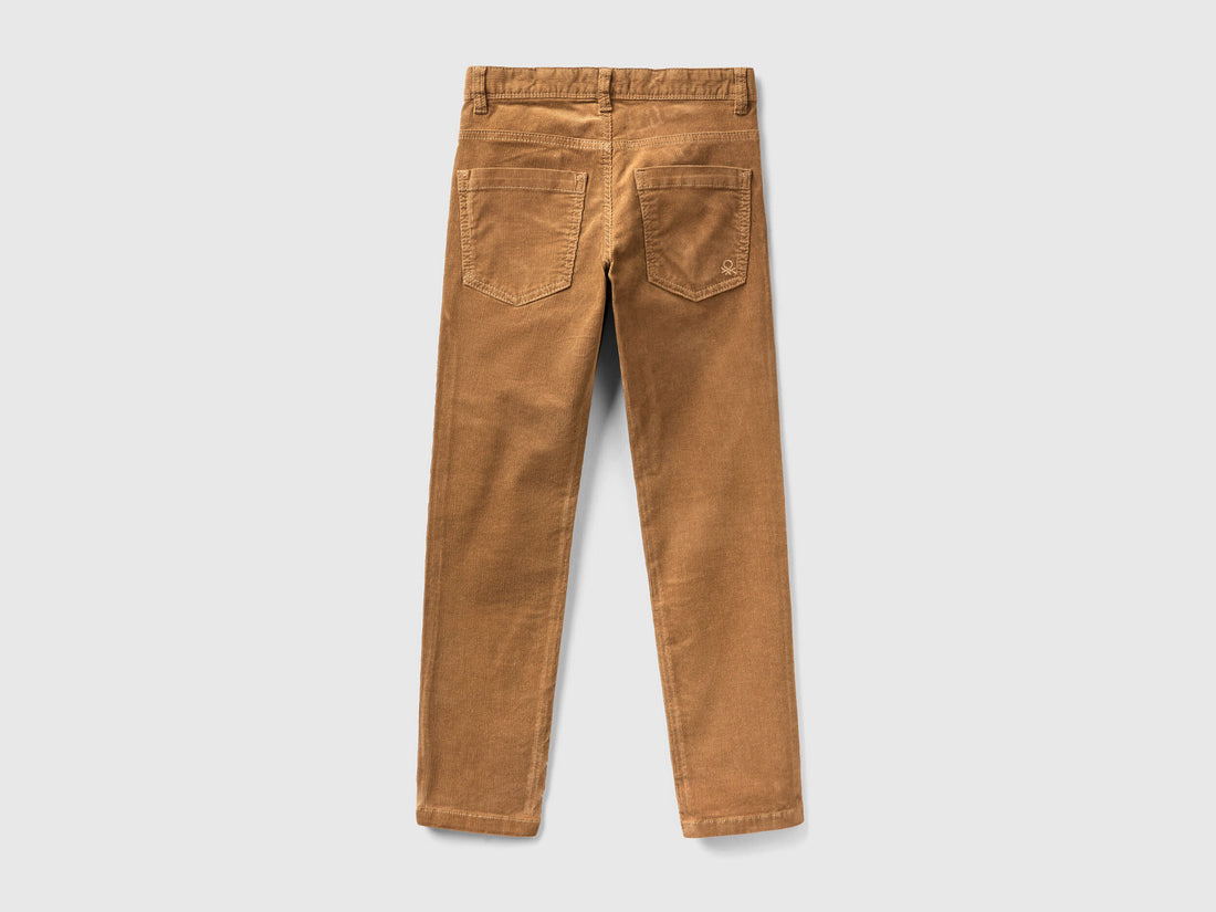 Slim Fit Stretch Corduroy Trousers_4AD5CE00M_34A_02