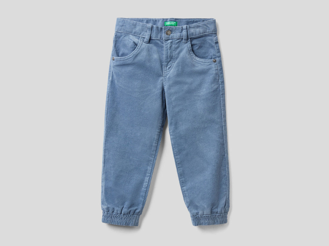 Stretch Corduroy Trousers Benetton