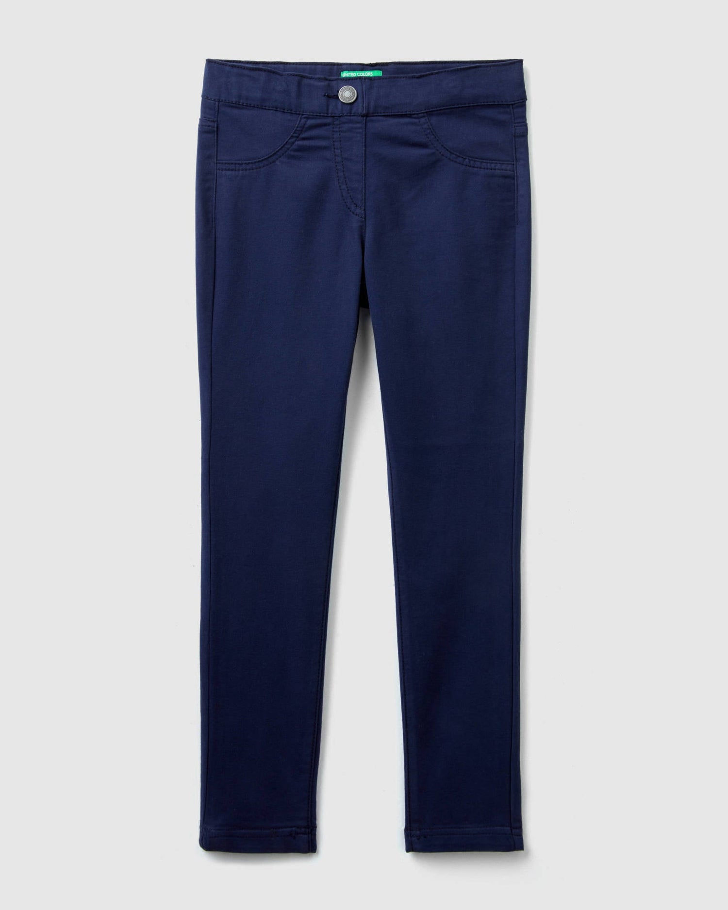 Dark Blue Trousers Benetton