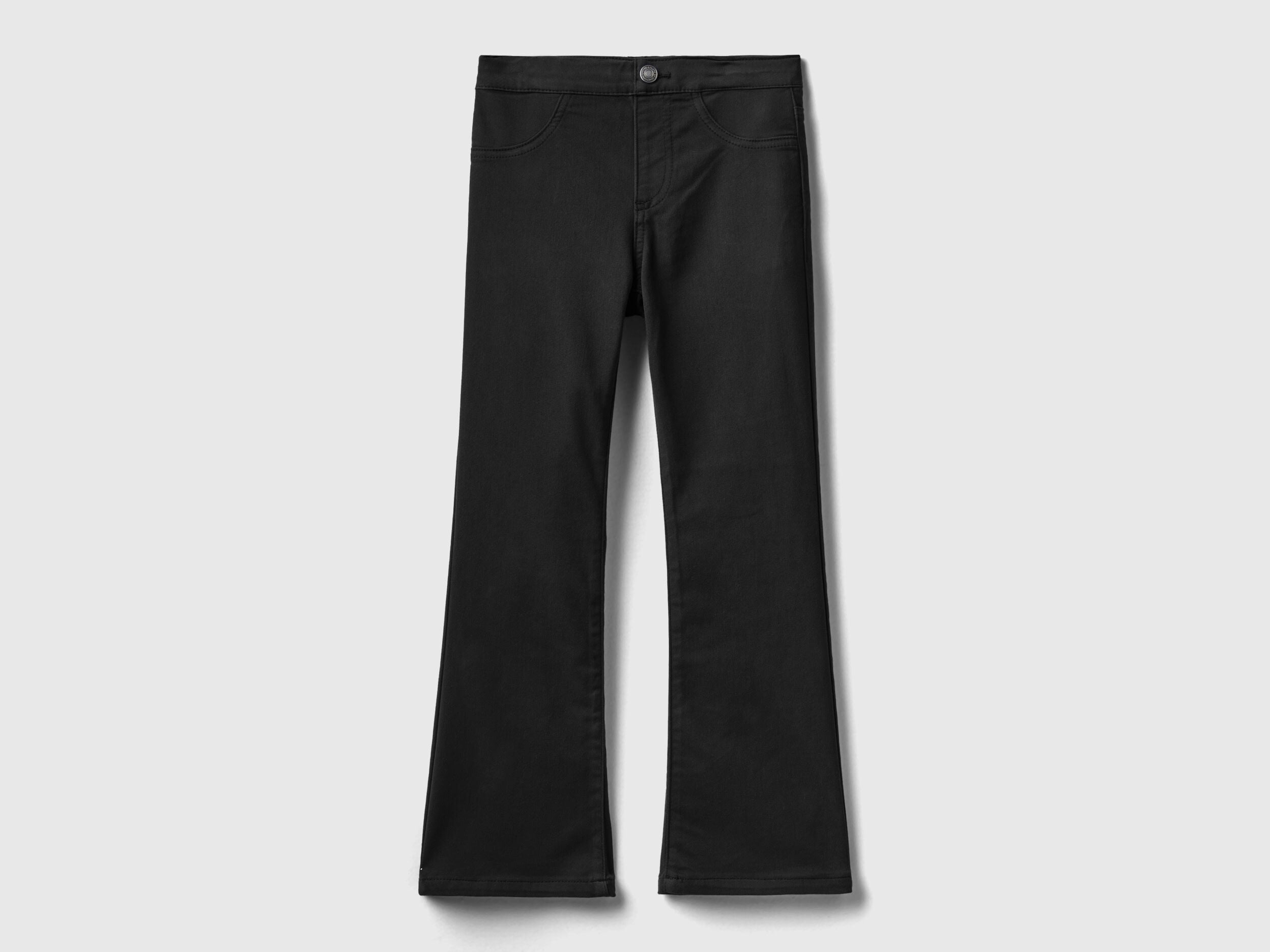 Flared Stretch Trousers - BEVAVA