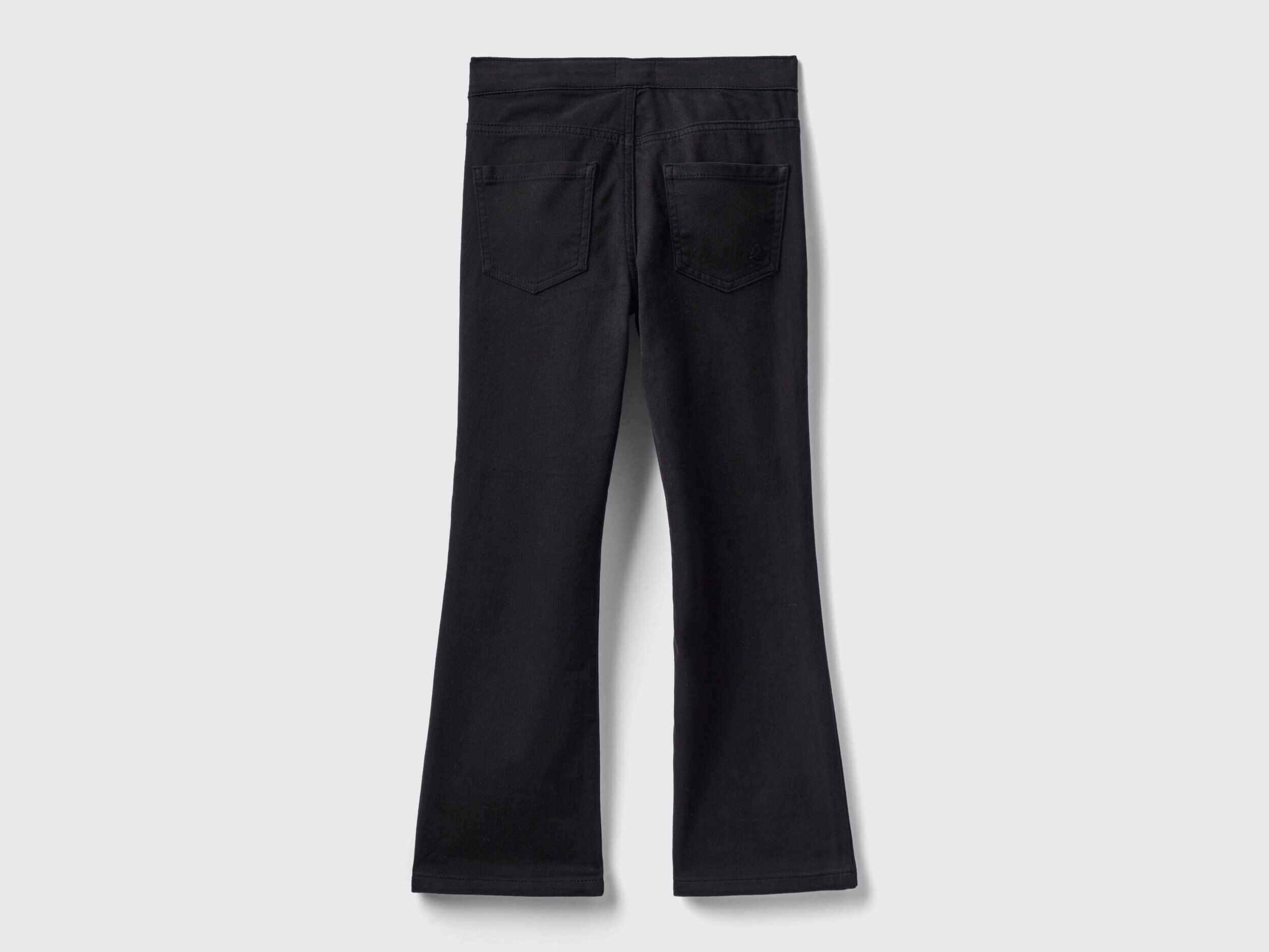 Flared Stretch Trousers - BEVAVA